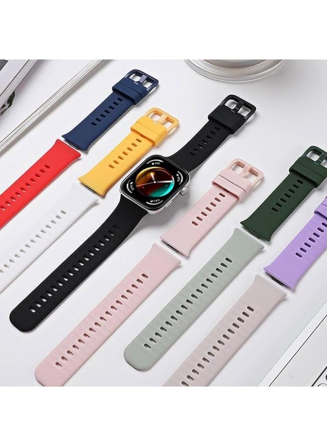 Huawei Watch Fit 3 Silicone Bracelet, Breathable Soft Sport Replacement Band for Women/Men, Adjustable Waterproof Strap for Smartwatch Fit3 - Image 4