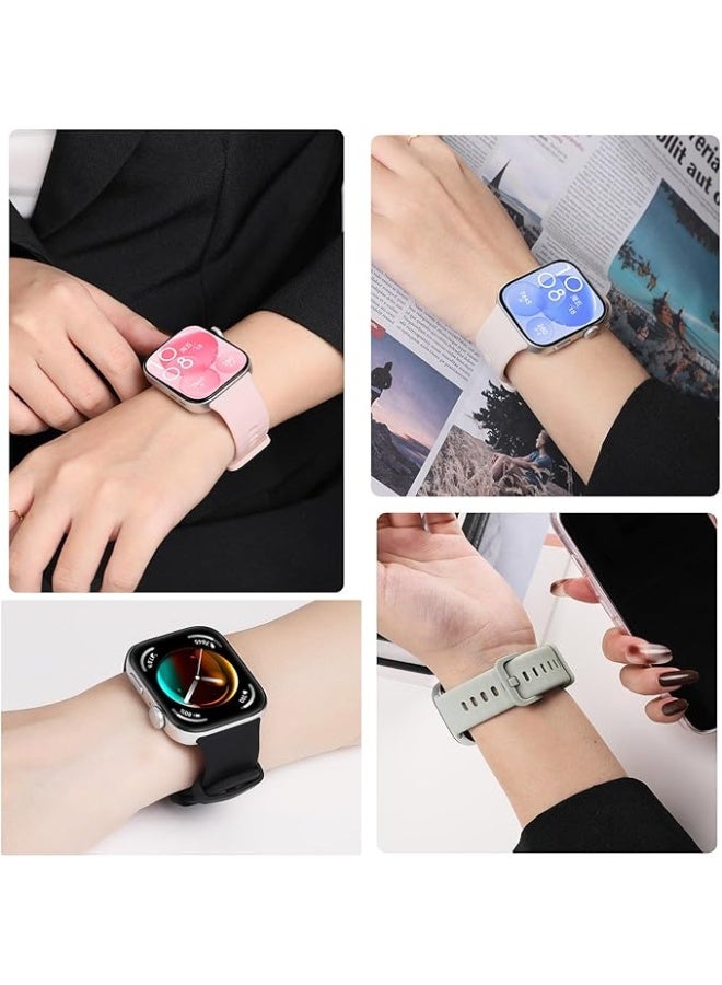 Huawei Watch Fit 3 Silicone Bracelet, Breathable Soft Sport Replacement Band for Women/Men, Adjustable Waterproof Strap for Smartwatch Fit3 - Image 3