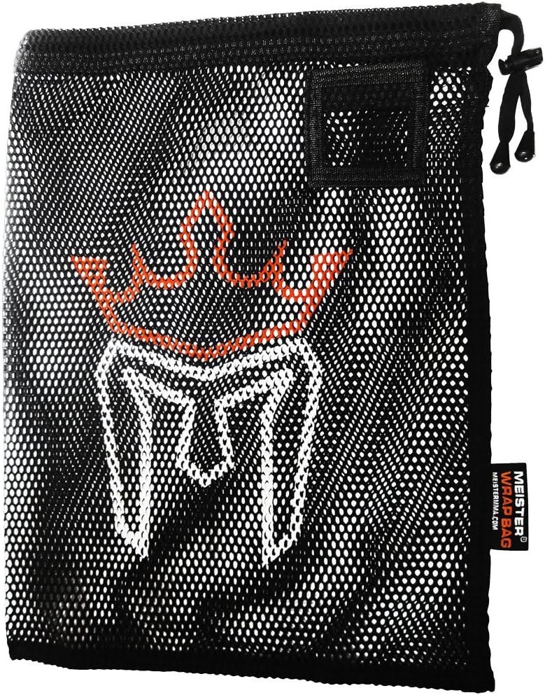 Meister WRAP Bag for Washing MMA & Boxing Hand Wraps - Drawstring Mesh Large - Image 1