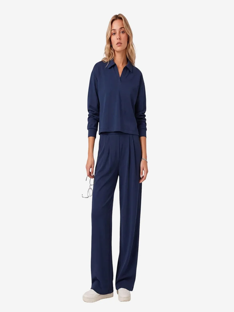 Tommylife Navy Blue TOMMY Women's Active Set for Women | Best Price UAE