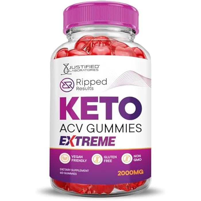 Justified Laboratories جستيفيد لابوراتوريز ريبيد ريزالتس كيتو ACV جوميز إكستريم 2000MG ريبيد ريزالتس كيتو جوميز خل التفاح مصنوعة من مسحوق عصير الرمان والبنجر B12 نباتية غير معدلة وراثيًا 60 جوميز - Image 5