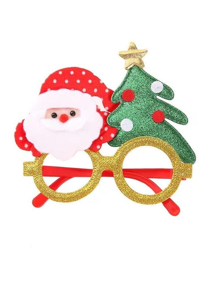 PROMASS 4 Pack Costume Glasses Frames Glitter Party Glasses Ornaments Creative Funny Eyewear  - Image 4
