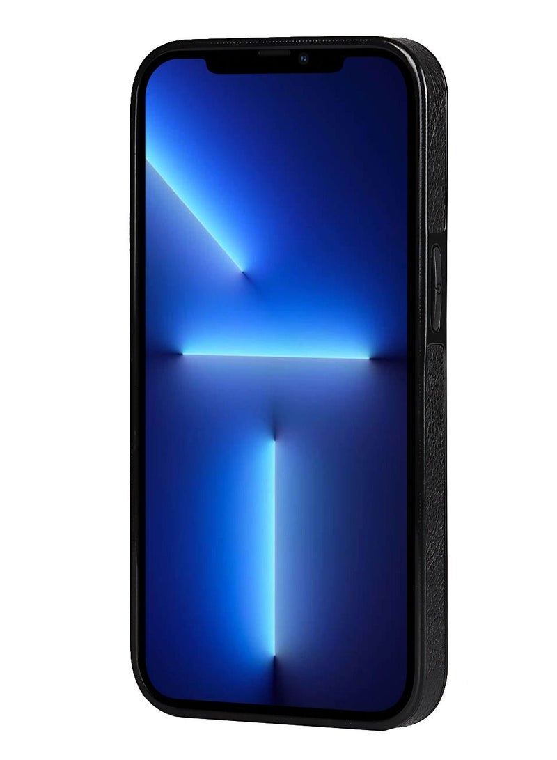 Suteni Leather Protective Back Cover Case Phone Case for iPhone - Image 2