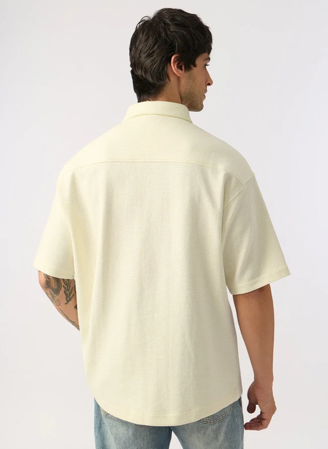 The Souled Store  The Souled Store Men Spread Collar Casual Shirt  | Best Price UAE