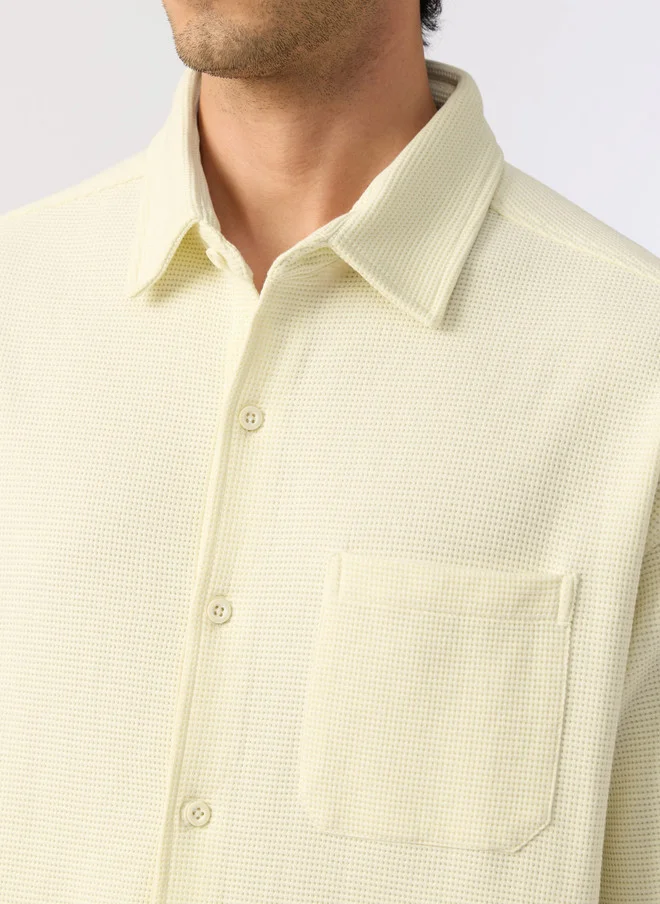 The Souled Store The Souled Store Men Spread Collar Casual Shirt
