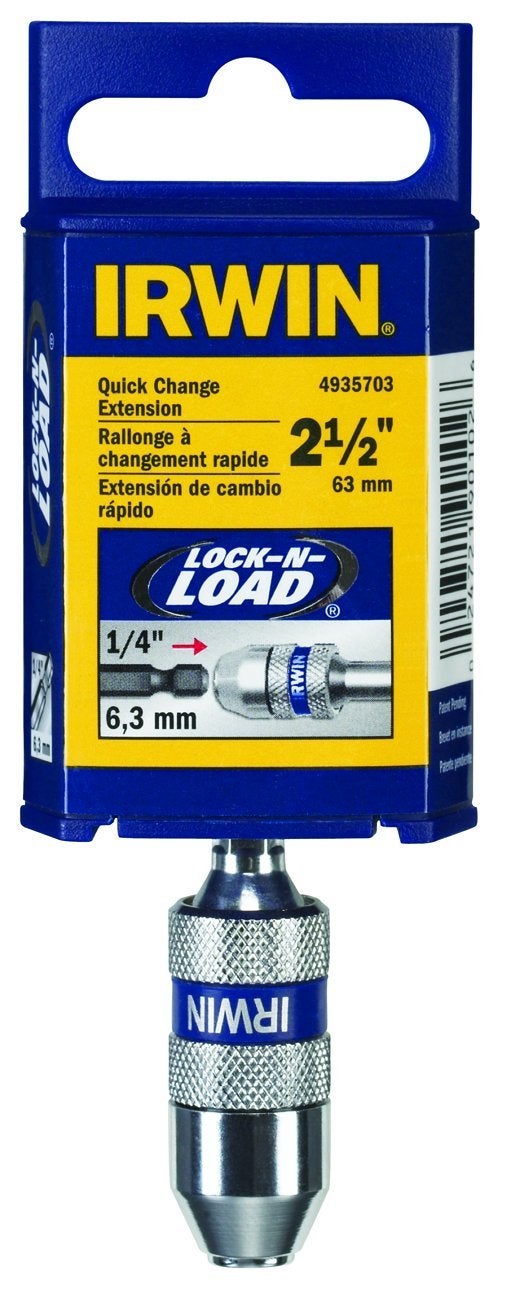 Irwin Tools 2-1/2 Inch Speedbor Lock N' Load Quick Change Bit Holder (4935703) - Image 3