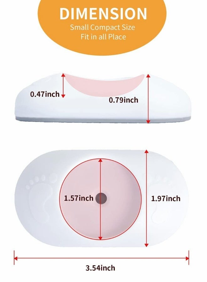 Baby Safety Gate Wall Protector, Pressure Mount No Punch Guard Fence Anti-Slip Mat Protector, Protect Pets and Dogs Gate Wall Stair Door Frame (White) - Image 4