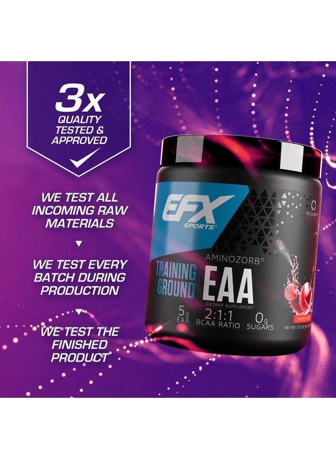 EFX SPORTS مكمل الأحماض الأمينية الأساسية Eaa ; ساحة التدريب ; الطاقة وتخليق البروتين ; قبل أو أثناء أو بعد التمرين ; 40 حصة (قنبلة الكرز) - Image 5