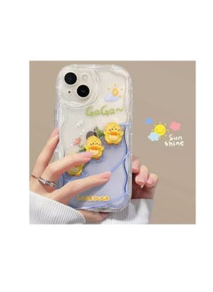 Mobile Phone Case Apple 12 pro Protective Case Girls Anti-fall Watching Drama Stand Stand High-grade Cute Style