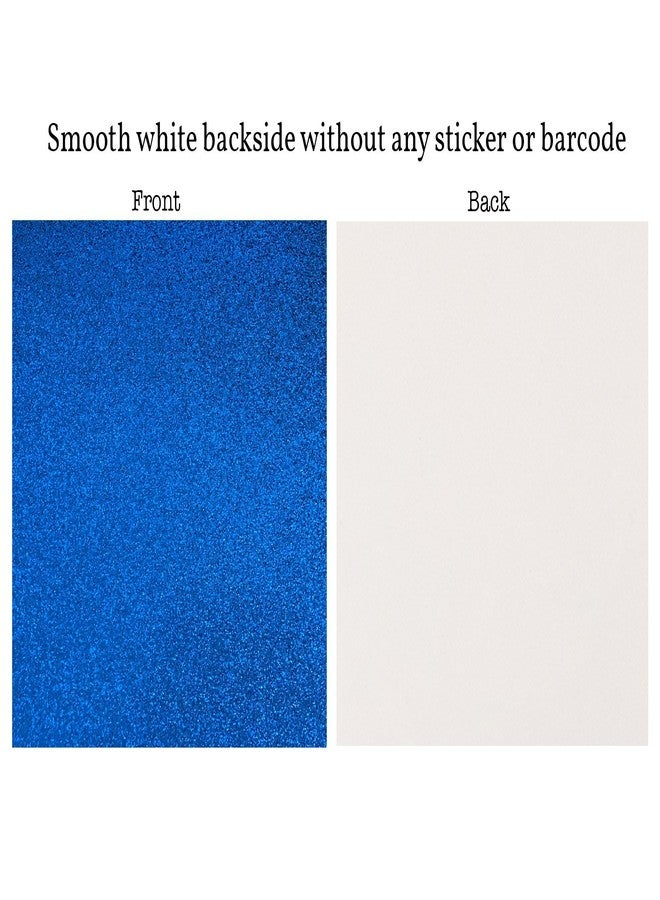 Crafasso 12" x 12" 300gms Heavy & Premium Glitter cardstock, 15 Sheets, Marine - Image 2