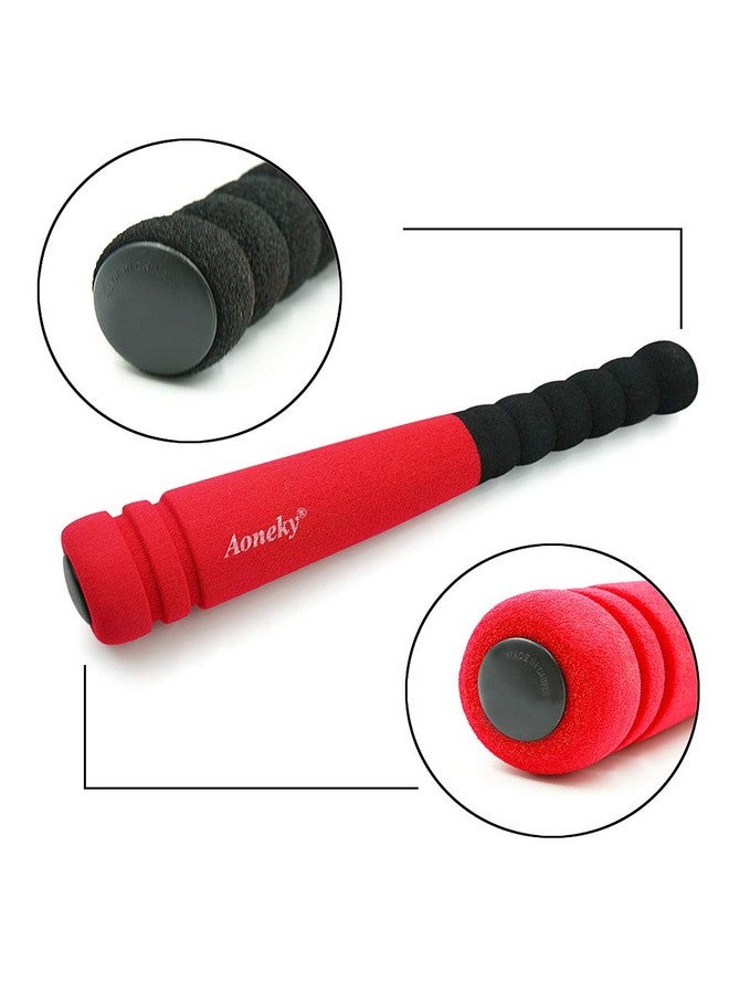 Aoneky Mini Foam Tball Set for Toddlers - Carry Bag Included - Best Baseball T Ball Toys for Kids Age 1 Years Old (Red) - Image 5
