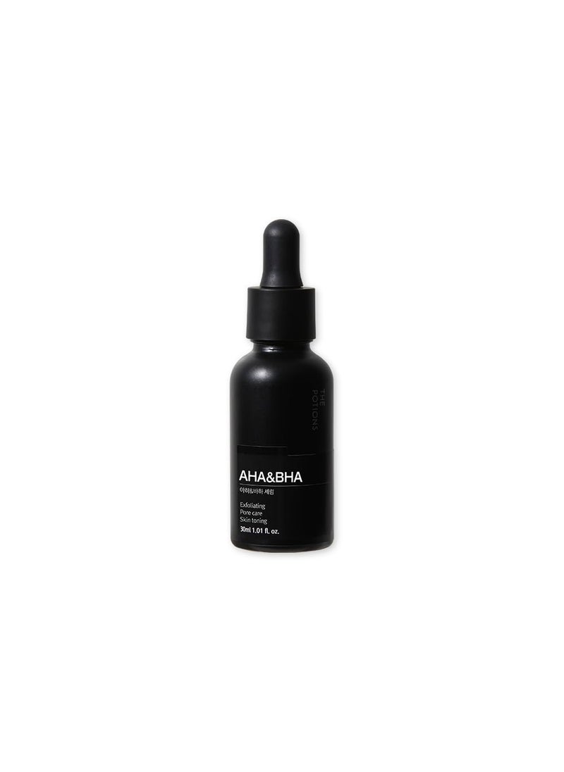 THE POTIONS The Potions AHA BHA Facial Ampoule 30ml for Sebum Control - Made in Korea 