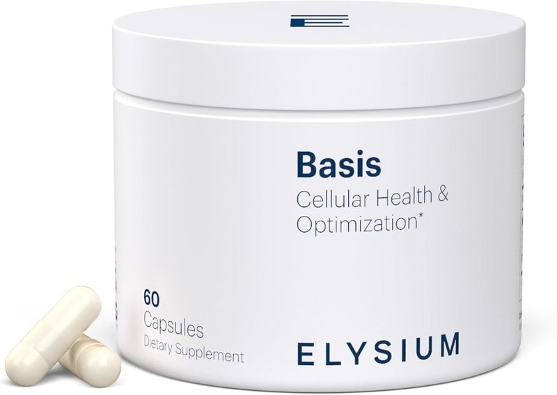 ELYSIUM Basis NAD Plus Supplement 30 Servings  with Nicotinamide Riboside 250mg and Pterostilbene 50mg  Healthy Aging Supplement  Cellular Energy - Image 1