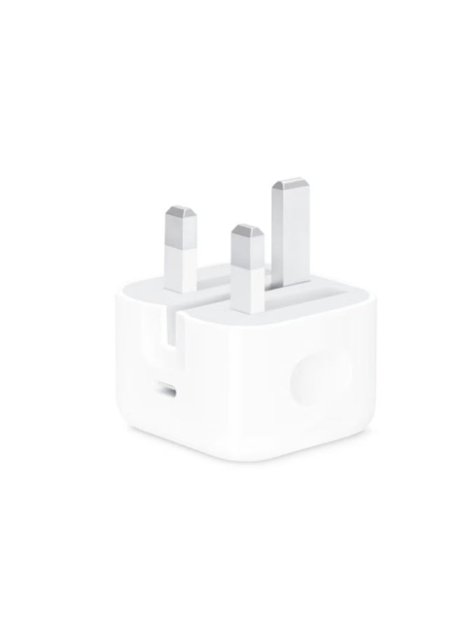ION 25W USB C Wall Charger White Type C Plug Three Prong Plug Charging Plug Power Plug Charger Head Type C Charger Head Original Samsung Charger Head Original iPhone Charger Head USB Charger iPhone Charger Type C Charger Galaxy Charger Three Prong Charger - Image 1