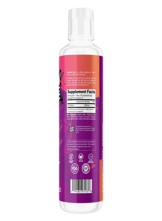 Pump Sauce Lean Sauce L-Carnitine Liquid 3500mg - Passion Berry - Image 3