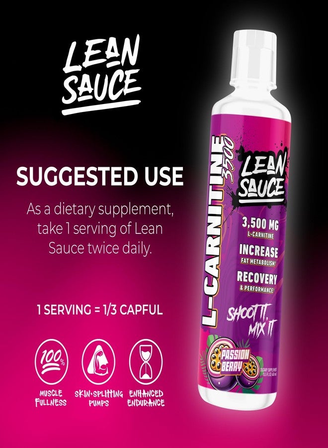 Pump Sauce Lean Sauce L-Carnitine Liquid 3500mg - Passion Berry - Image 5