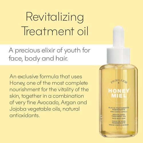 Perlier Honey Miel Revitalizing Treatment Oil Face Body and Hair 95 ml 32 Fl Oz - Image 3
