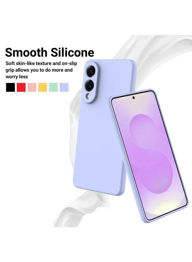 اس-توب جراب لهاتف Samsung Galaxy S25 Edge 5G، جراب سيليكون سائل ملون - Image 3