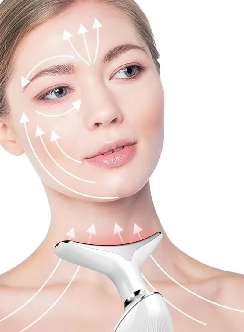 Firming Wrinkle Removal Device, Neck Face Lifting Tighten Massager, LED Photon Therapy Anti Wrinkle Double Chin Remover - Image 5