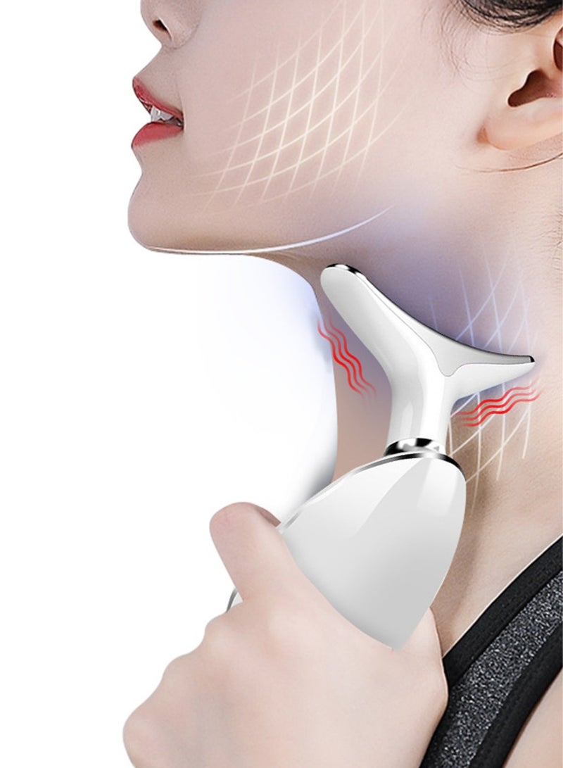 Firming Wrinkle Removal Device, Neck Face Lifting Tighten Massager, LED Photon Therapy Anti Wrinkle Double Chin Remover - Image 3