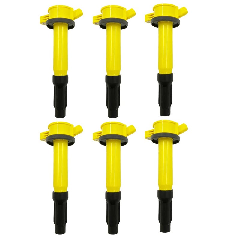 6PCS ARKAUTO PERFORMANCE IGNITION COIL ARKIG486Y UF486 UF486 C1594 6E5E12A375BB 6E5E12A375BB DG514 DG514 FOR Ford Escape Fusion Lincoln Zephyr Mazda Tribute Mercury Mariner Milan 30L V6
