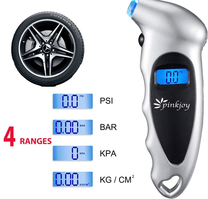 PINKJOY Digital Tire Pressure Gauge 4 Pack - Image 4