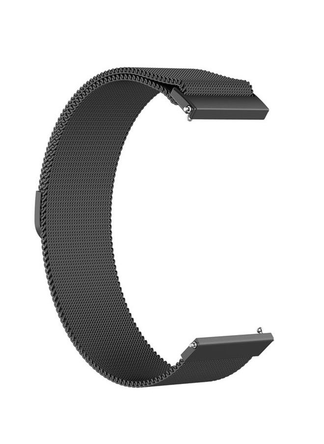NIBEMINENT - Replacement Milanese Band For Smartwatch Black - Image 1