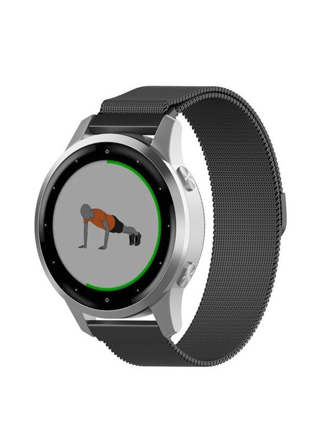 NIBEMINENT - Replacement Milanese Band For Smartwatch Black - Image 1