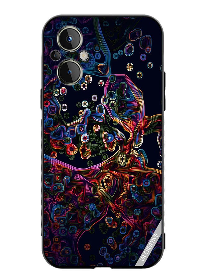 VR CREATIVE Protective Case Cover For OnePlus Nord N20 5G Abstract Design Multicolour - Image 1
