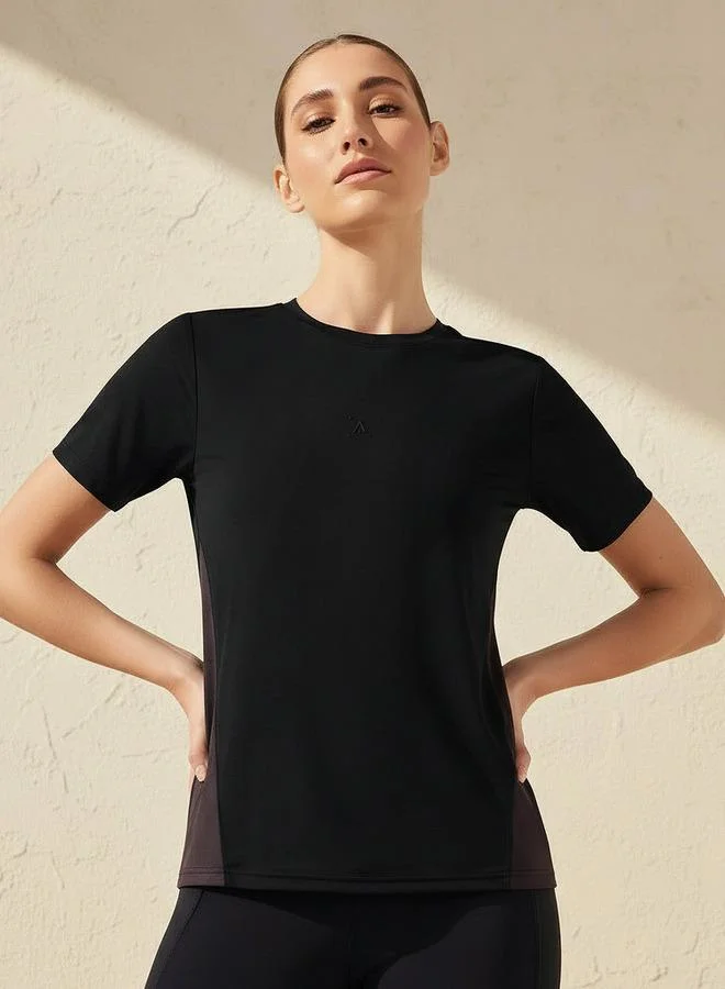 Splash Active Women 2 Way Stretch Performance T-shirt