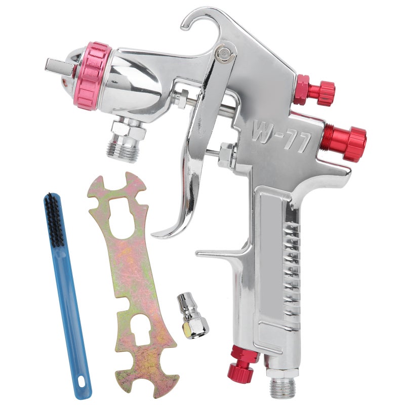 Professional Painting Spray Gun 6.8bar 200-240ml/min Sprayer Lower Pot G1/4 Universal2.5mm Diameter - Image 1
