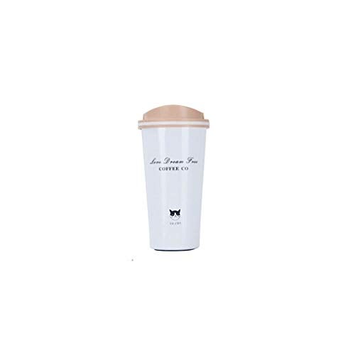 we3 Stainless Steel Tumbler Vacuum Insulated Mug with Spill Proof Lid for Hot & Cold Drinks Perfect for Hiking, Camping & Traveling 500ML. (White) - Image 1