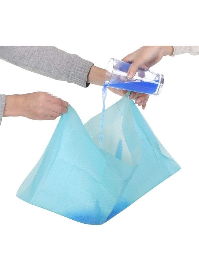 SHOWAY وسادات شواي القابلة للاستخدام مرة واحدة الممتصة سريعة التجفيف المقاومة للتسرب لتدريب الحيوانات الأليفة على الحمام، 45X60 سم - 50 قطعة - Image 3