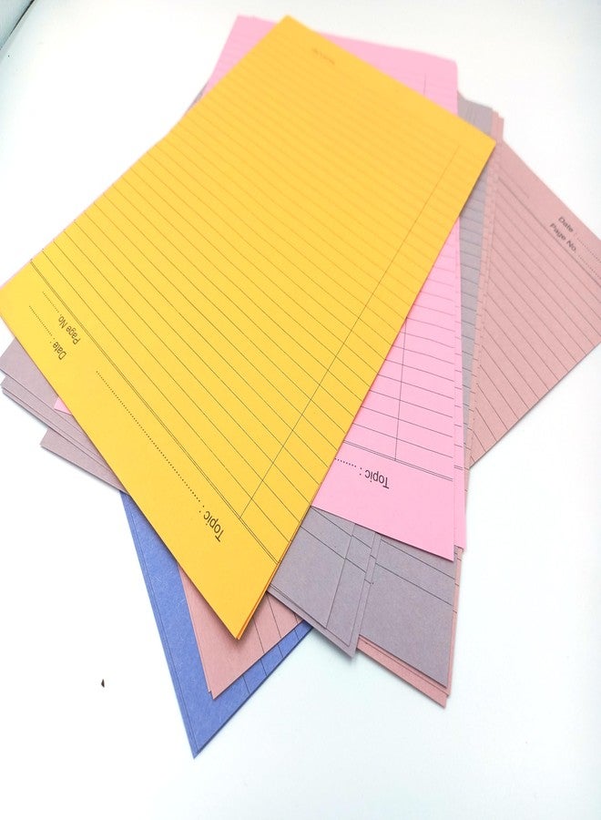 SUKECHI Writing Sheets A4 One Side Ruled Plain Sheets A4 Size For Project 40 Sheets