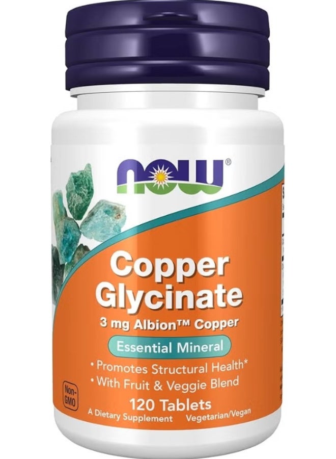 مكمل غذائي Copper Glycinate – 120 قرص