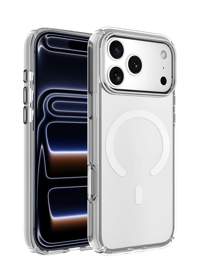 Techie iPhone 17 Pro Max Case Clear MagSafe – Slim Shockproof Anti-Yellowing Protective Cover with Acrylic Hard Back & TPU + PC Bumper, Wireless Charging Compatible - Image 2