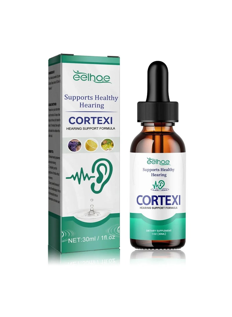 EELHOE Ear Ringing Relieve Drops, Natural Organic Tinnitus Treatment Ear Drops, Natural Organic Ear Tinnitus Treatment Oil, Ear Ringing Oil To Help Stop Ear Ringing, Eases Pain, (30ml) - Image 1