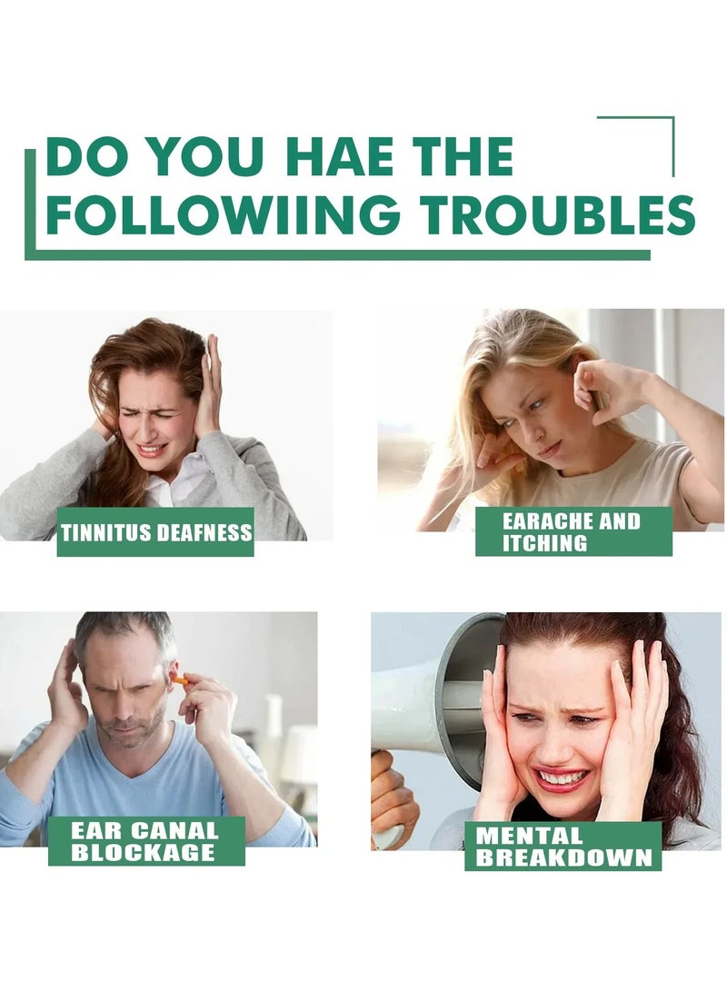 EELHOE Ear Ringing Relieve Drops, Natural Organic Tinnitus Treatment Ear Drops, Natural Organic Ear Tinnitus Treatment Oil, Ear Ringing Oil To Help Stop Ear Ringing, Eases Pain, (30ml) - Image 4