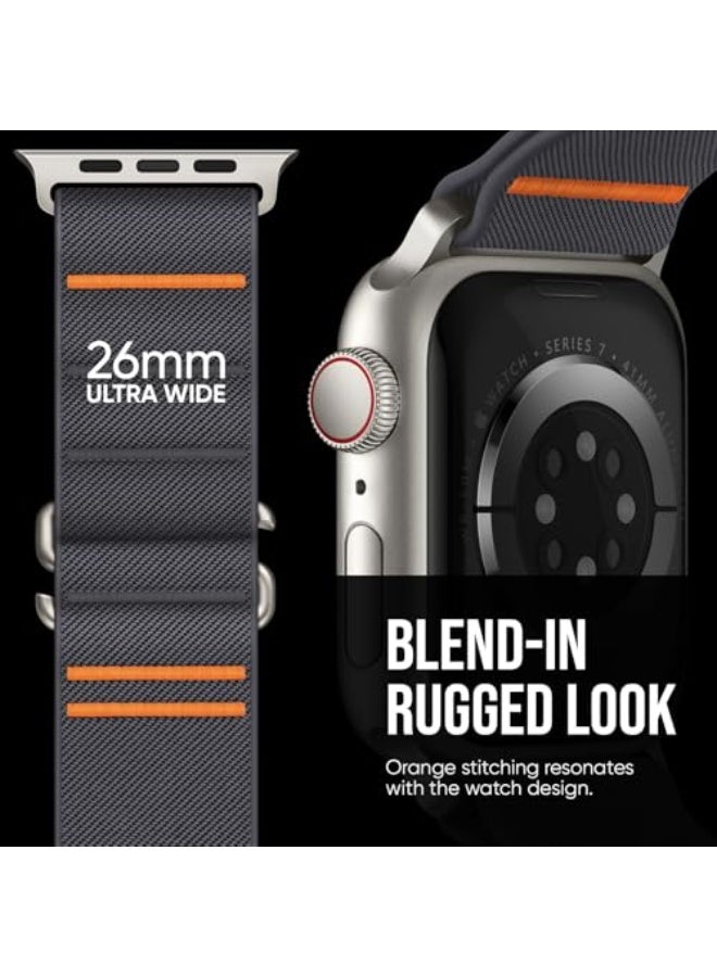 Sport Bands Compatible with Apple Watch Ultra Band 49mm 45mm 44mm 42mm 38mm 40mm 41mm Men Women, Stretchy Nylon Sport Loop Strap with S-Hook for iWatch Series Ultra SE 9 8 7 6 5 4 3 2 1 - Image 2
