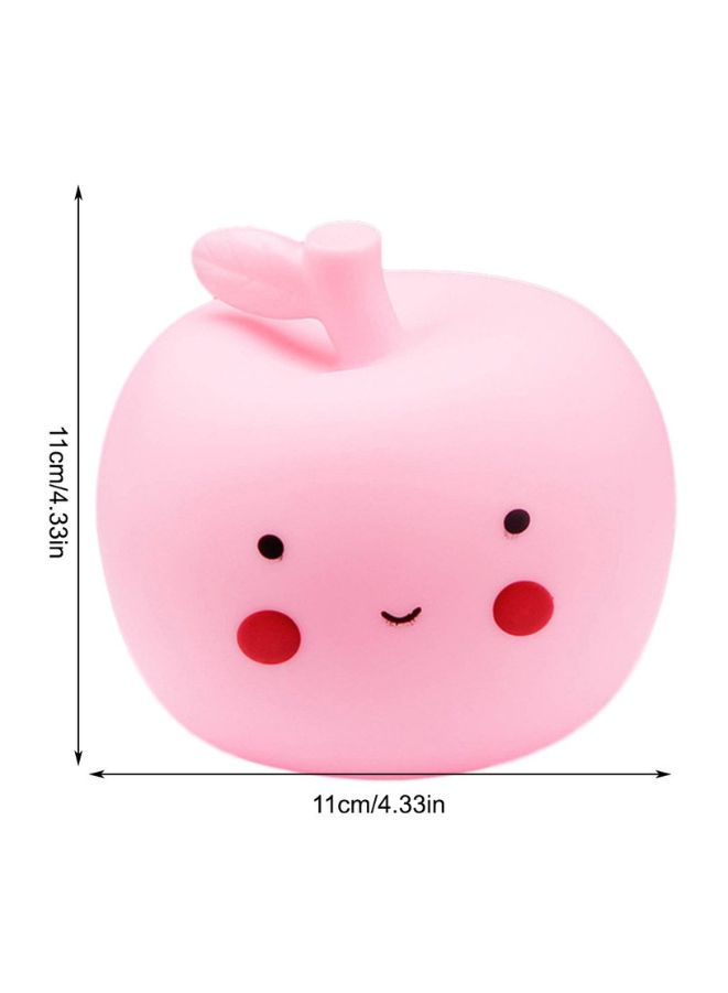 Kids Cartoon LED Night Light Children Bedroom Table Lamp Bedside Moon Star Nightlight Gift Pink Apple - Image 4