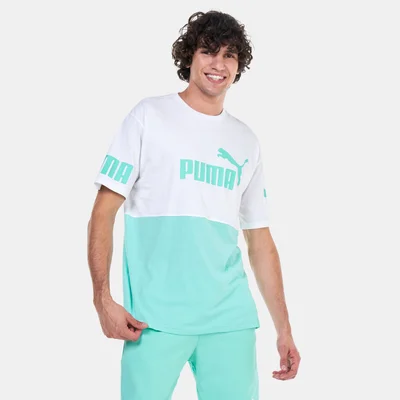 PUMA Men's POWER Colourblock T-Shirt