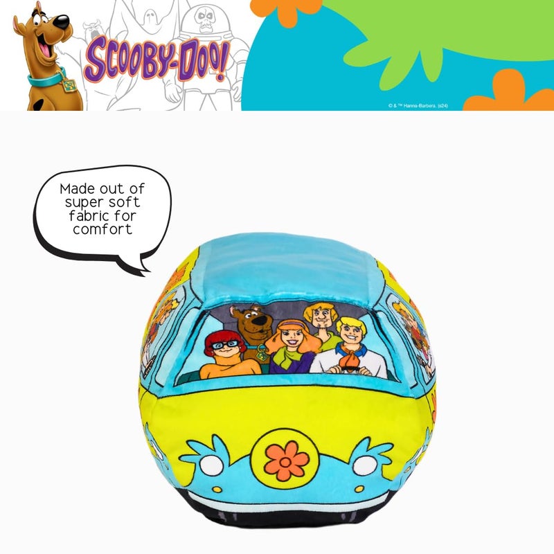 Franco Scooby Doo Mystery Machine Van Decorative Pillow  13.3 in x 7.8 in  Super Soft Plush  (Officially Licensed Product) by Franco Collectibles - Image 5