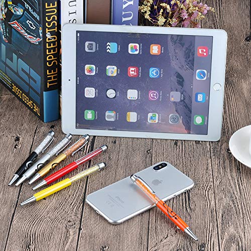 KingPoint Stylus Pen Crystal Ballpoint Pens Capacitive Diamond Writing Pens Music Note Ball Point Fit All Touch Screens Device (Stylus Ballpoint) - Image 5