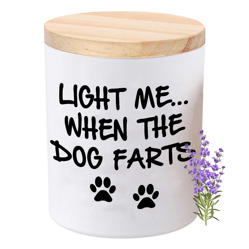 BFJLIFE Funny Gifts for Women Unique Dog Mom Dog Lovers Mothers Day Christmas Birthday Gifts for Her Girlfriend Sister Bestie Best Friend Wife Stocking Stuffers for Women Lavender Scented Soy Candles - Image 1