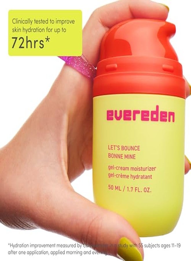 Evereden Let's Bounce Teen Face Moisturizer & Steer Clear Balancing Jelly Cleanser Pre Teen Face Wash Bundle: Clean & Vegan Skincare with Triple Green Tea Complex - Non-Drying & Non-Greasy - Image 4