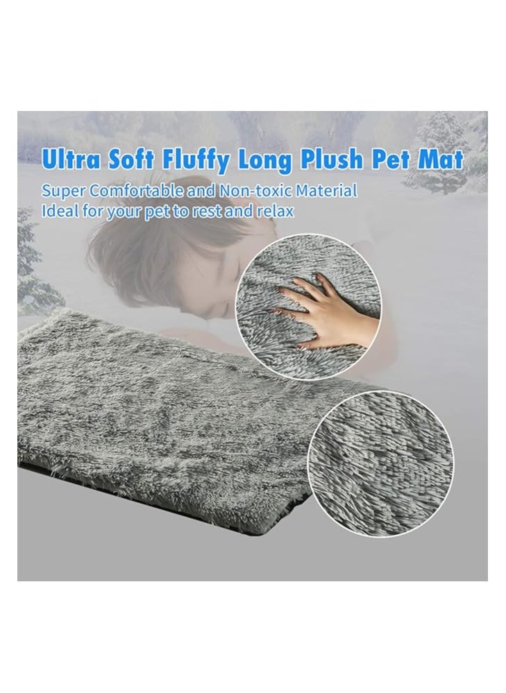 Moro Moro Soft Plush Fur & Plastic Dog Mattress – Cozy, Warm & Non-Slip Pet Bed  - Image 5