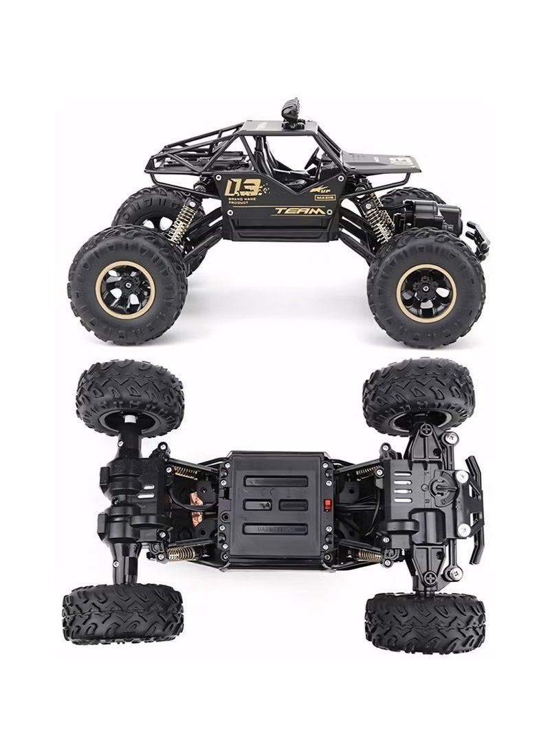 Generic High-Speed Off-Road Bigfoot Climbing Remote Control Toy Car, 4 Wheel 1:16 Scale Crawler Remote Control Car, Metal Alloy Rock Crawler Toy Car, For Ages 8+ Years  - Image 5