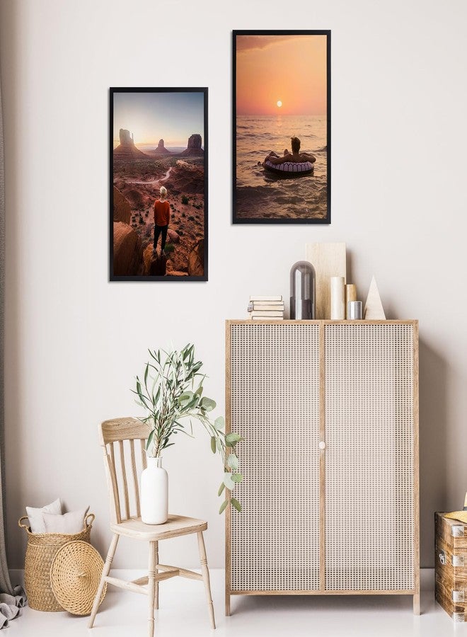جيفت جاردن إطار صور جيفت جاردن أسود مقاس 13×19، إطار صور رفيع مقاس 13×19 لعرض الصور على جدار المعرض، قطعة واحدة - Image 4