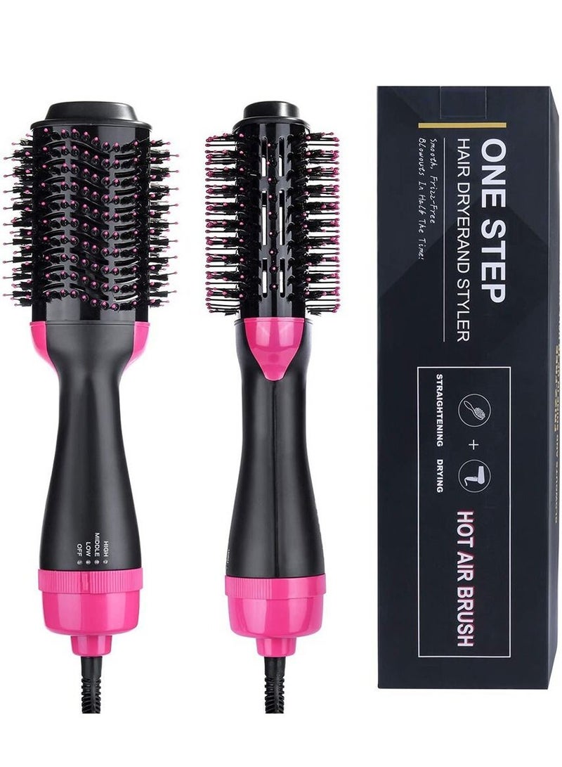 فرشاة مجفف الشعر بخطوة واحدة 2 في 1 مكواة فرد الشعر ومجعد كهربائي مع مجفف شعر ساخن - Image 5