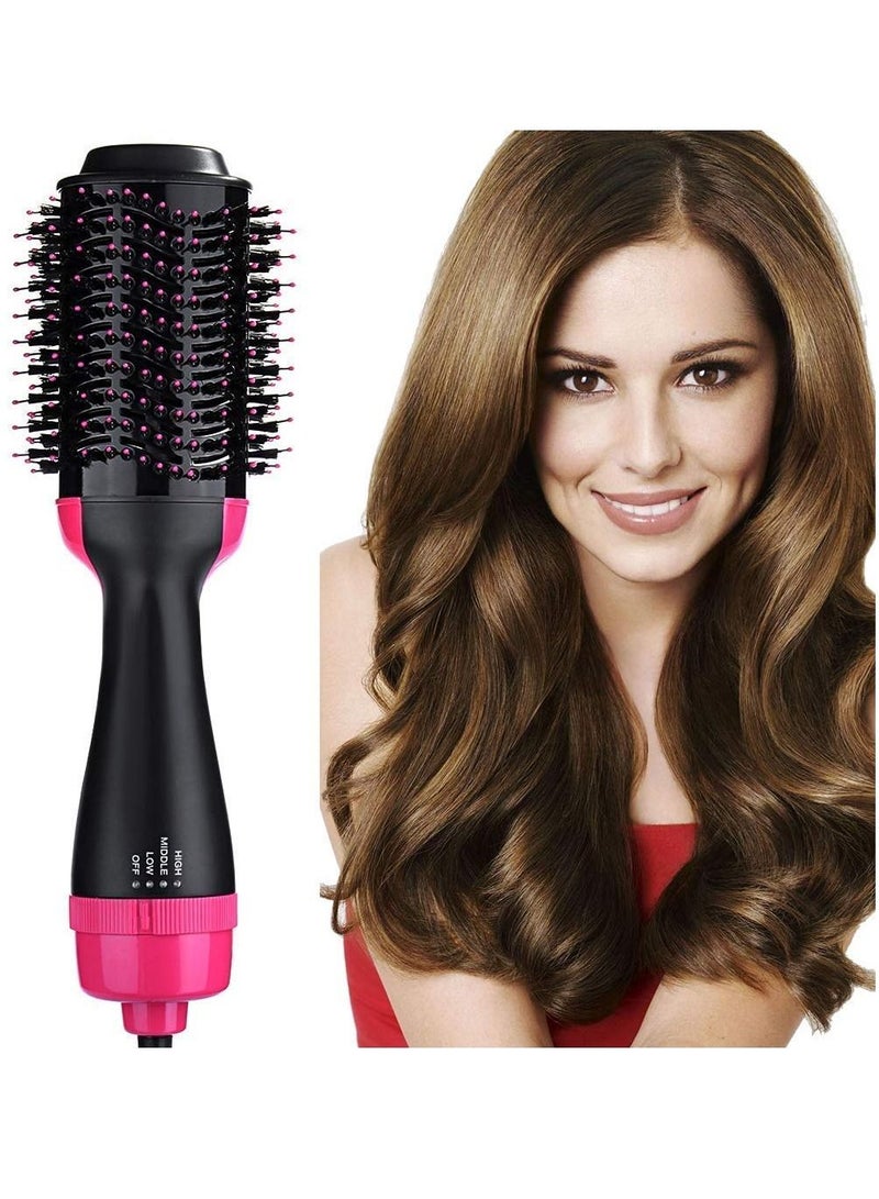 فرشاة مجفف الشعر بخطوة واحدة 2 في 1 مكواة فرد الشعر ومجعد كهربائي مع مجفف شعر ساخن - Image 2